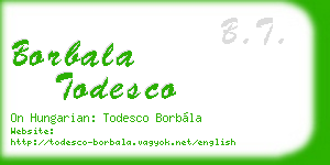 borbala todesco business card